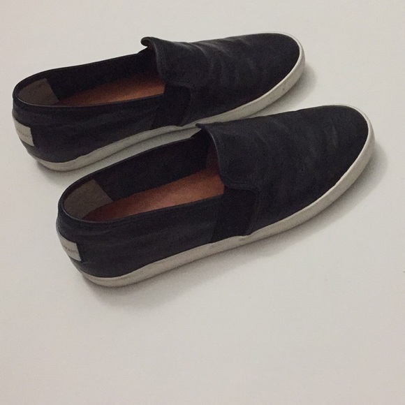 NWOT Frye Dylan leather slip on shoes black sz 9.5 - Picture 4 of 7